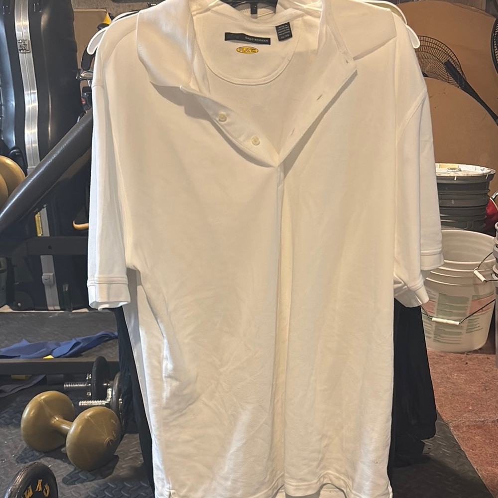 Greg Norman White Men's Shirt XL